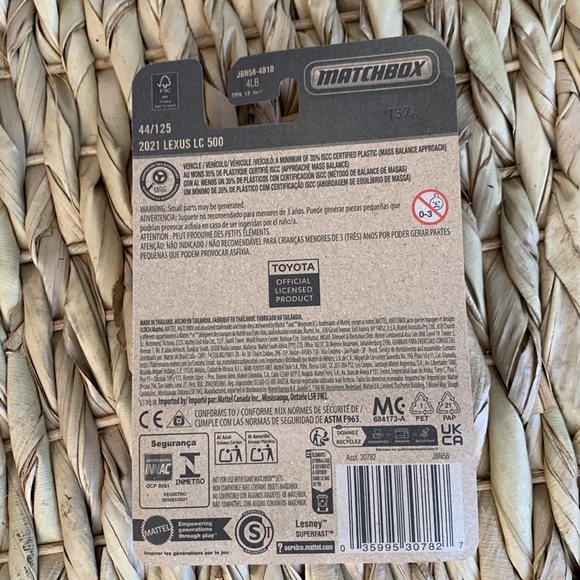 2021 Lexus LC 500 Red Car Matchbox New Model 2025 MBX MB1504 Diecast Collectible - Picture 4 of 8